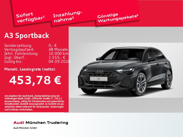 Audi A3 Sportback S line TFSI e 150 kW S tronic