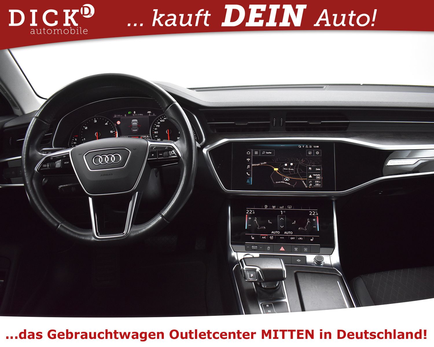 AUDI A6 45d Quatt design NAVI+LEDER+SHZ+LED+TEMP+18" - Image 18