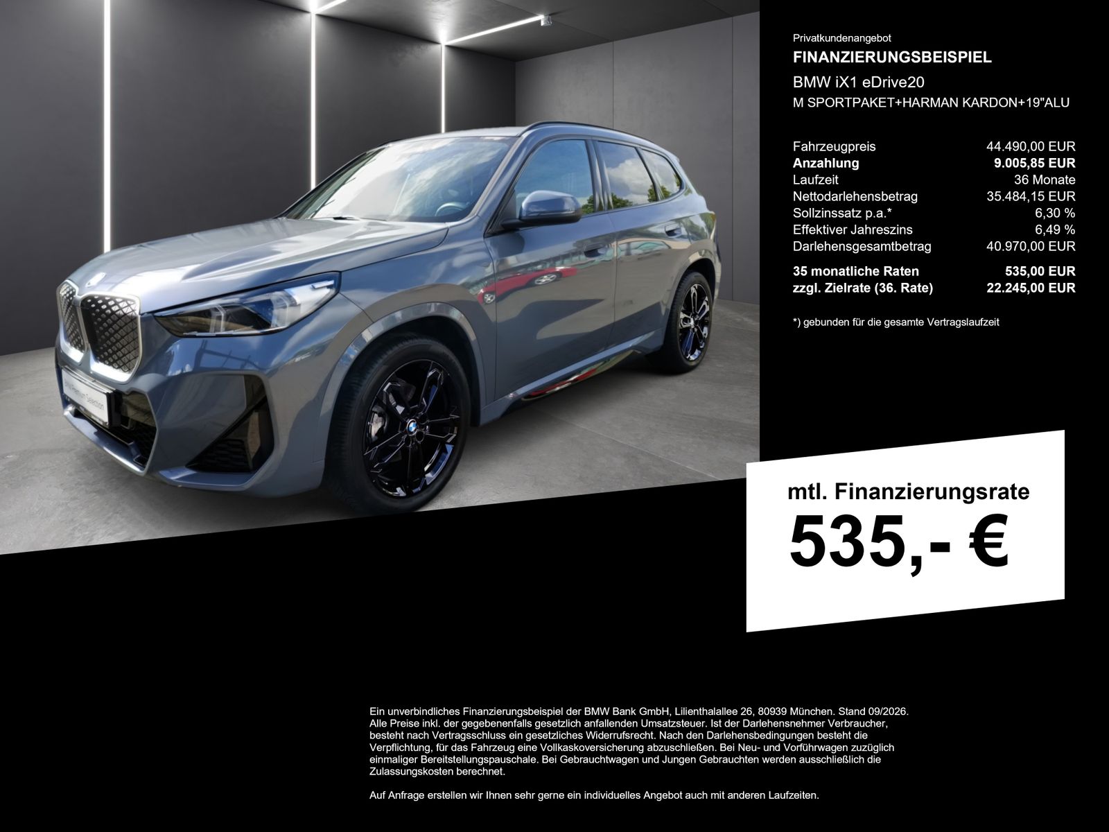 BMW iX1 eDrive20 M SPORTPAKET HARMAN KARDON 19 ALU foto 2