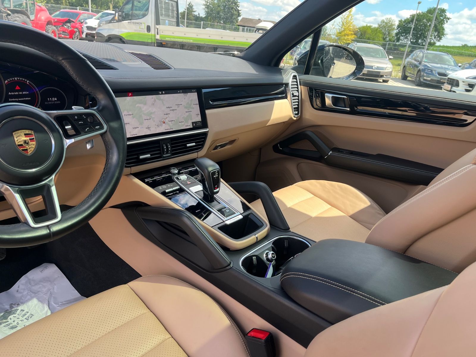 Porsche Cayenne V6 21-ZOLL,Pano,LED,Mwst,EURO6,1.Hand foto 15