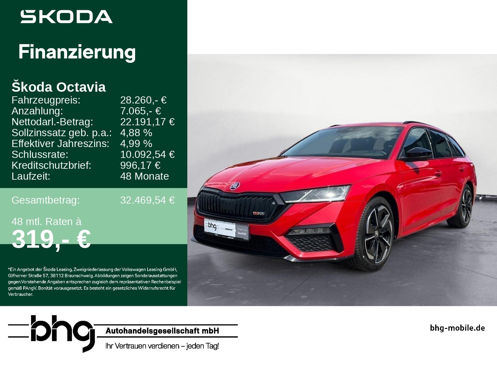 Skoda Octavia Combi RS 2,0 TDI DSG Head-Up Navi Matrix