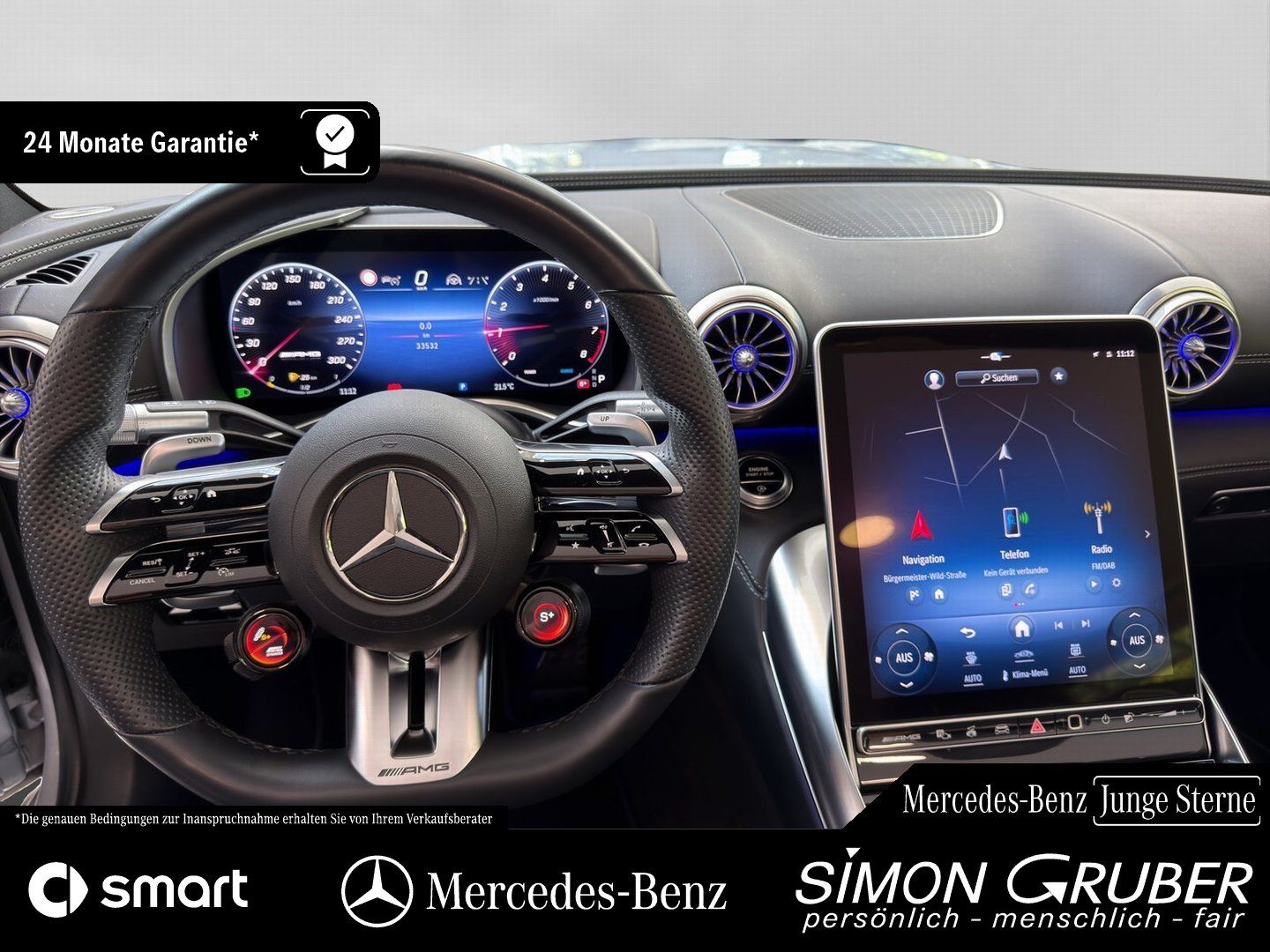 Fahrzeugabbildung Mercedes-Benz SL 43 AMG Nappa Sitzklima Massage Burmester