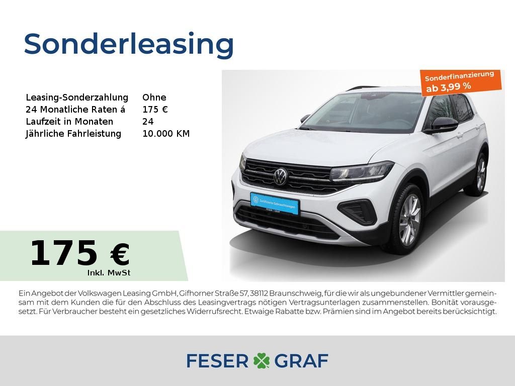 Volkswagen T-Cross 1.0 TSI Goal ACC Alu 17" LED Navi Sitzh.