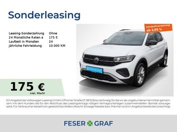Volkswagen Leasingangebot: Volkswagen T-Cross 1.0 TSI Goal ACC Alu 17" LED Navi Sitzh.