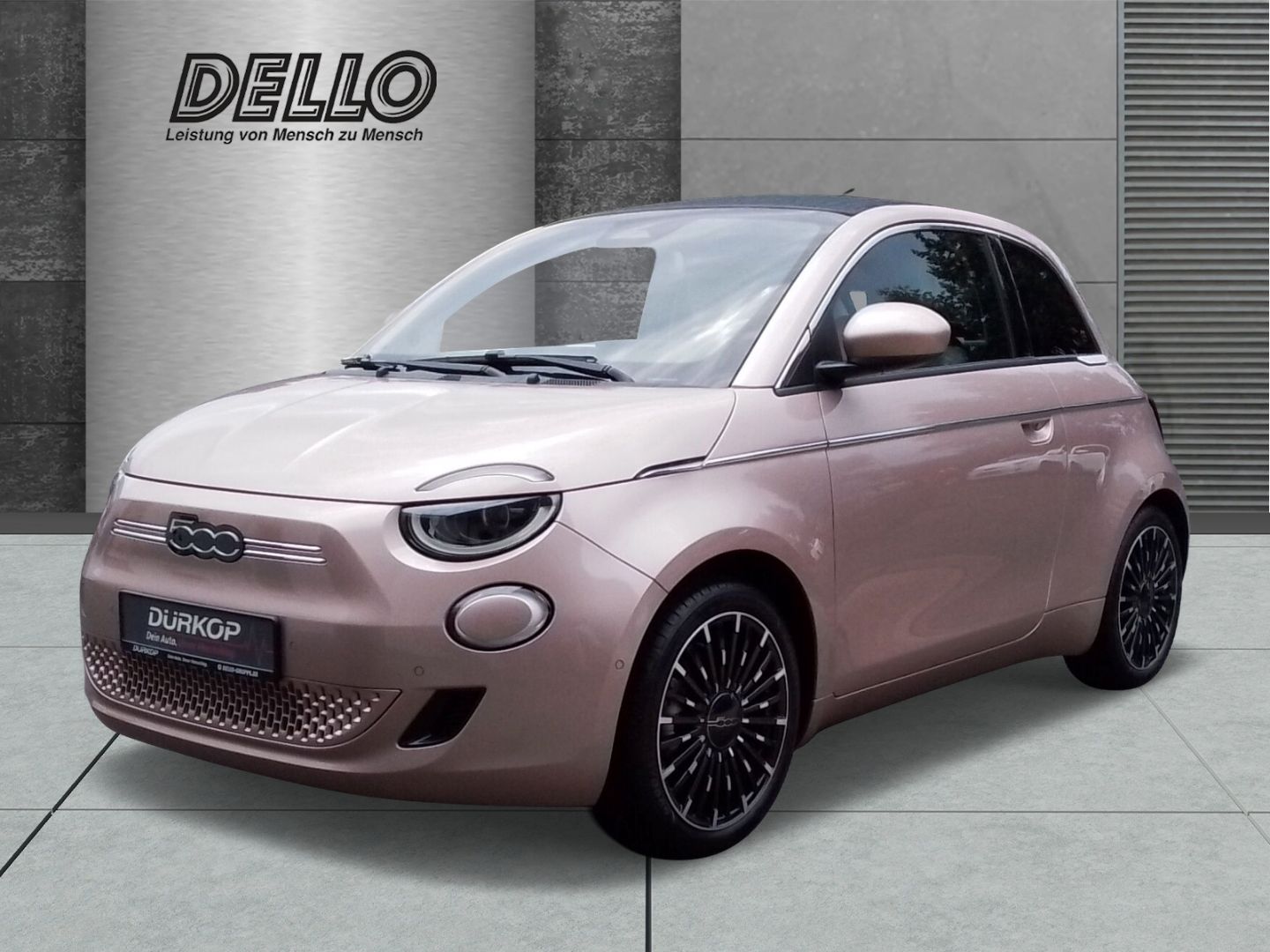 Fiat 500e Cabrio La Prima Leasingaktion Rückfahrkamer