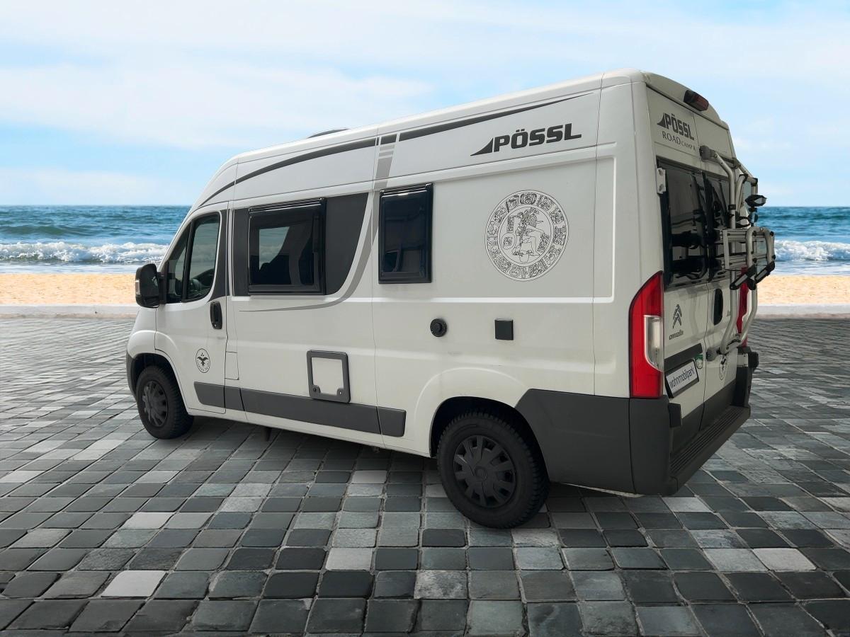 Pössl Road Camp R/Festbett/Klima/Markise/Fahrradhalter