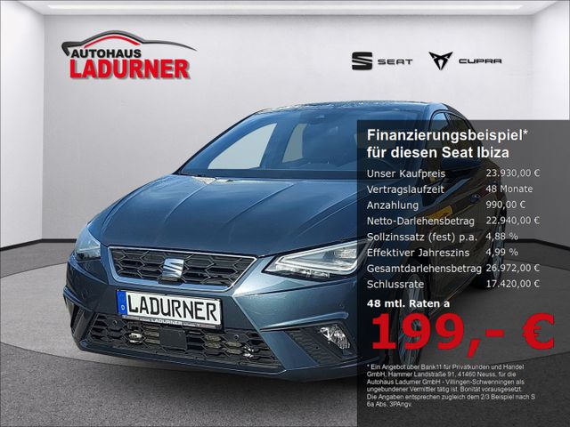 Ibiza FR 1,0TSI DSG *LED+NAVI+KAMERA+PDC*199€mtl