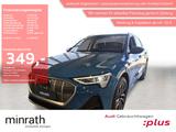 Audi e-tron 50 quattro S-LINE MATRIX+PANO+APP+NAVI+AH - mit Elektro-Antrieb: Blau, Schiebedach