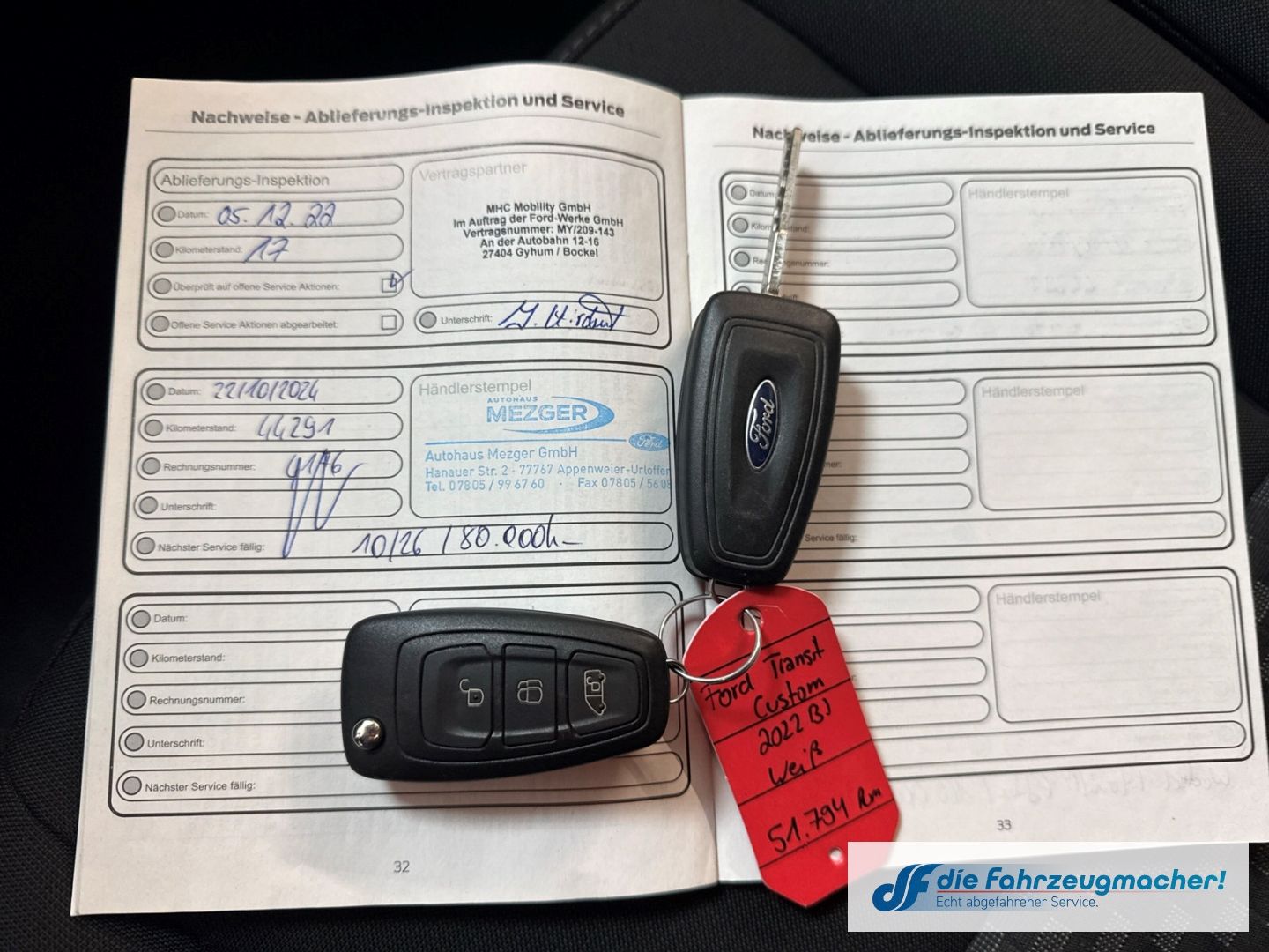 Fahrzeugabbildung Ford Transit Custom Dyn. Kurvenlicht DAB Notbremsass.