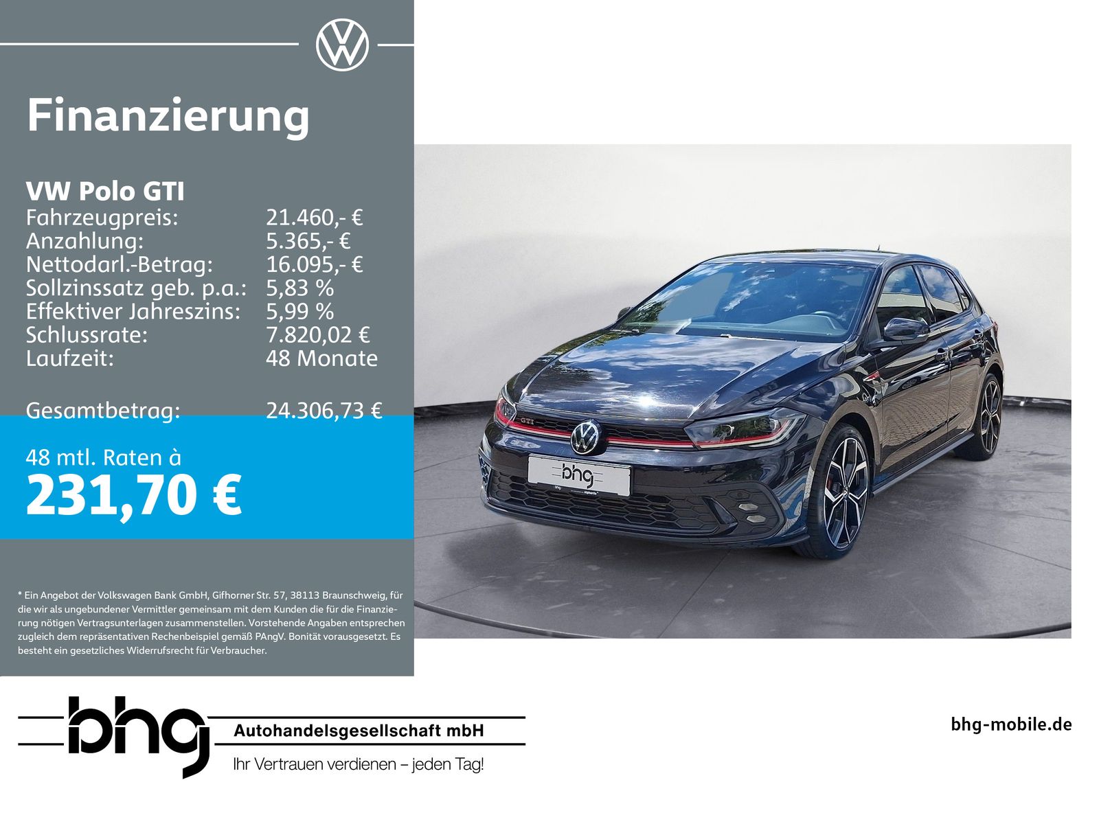 Volkswagen Polo GTI 2.0 l TSI OPF 7