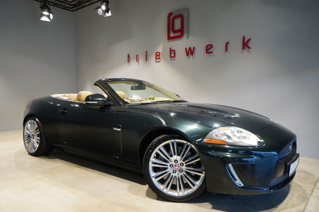 Jaguar XKR 5.0 V8 -BRD-U-frei*Grün/Beige*R-Peformance