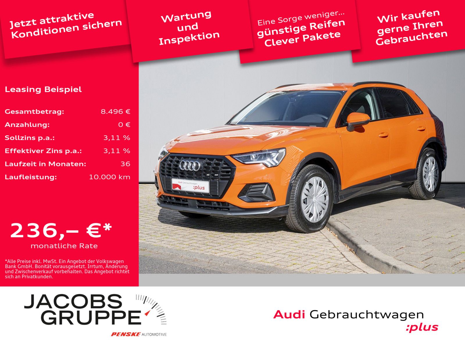 Audi Q3 SUV TFSI S tronic adv.' LED|Komfortp.NaviPlus