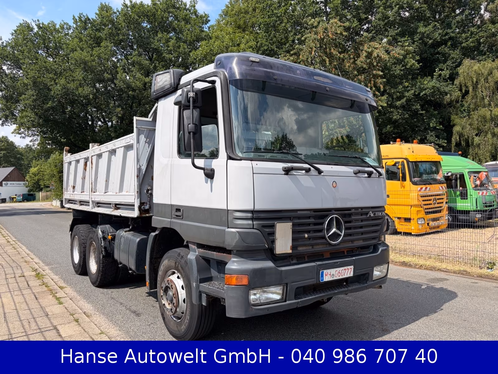 Mercedes-Benz 2640 Actros Kipper Meiller*German*6x4*BB*Schalt*