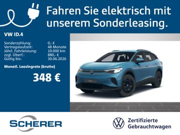 Volkswagen Leasingangebot: Volkswagen ID.4 Pure "3 td€ Umweltprämie berücksichtigt"
