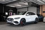 Mercedes-Benz GLA 45S AMG 4Matic+|AMG PERF. SITZE|PANO|AHK|360 - weiße Mercedes-Benz GLA 45 AMG