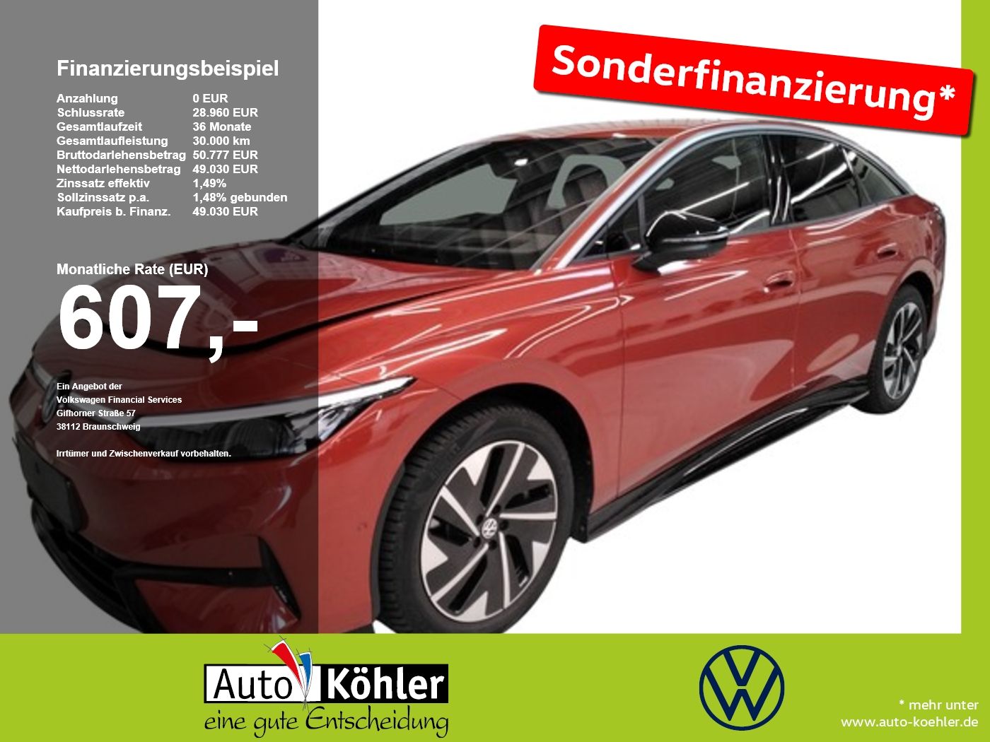 Volkswagen ID.7 Pro AHK/W-Pumpe/CarPlay/Kamera/Matrix/360