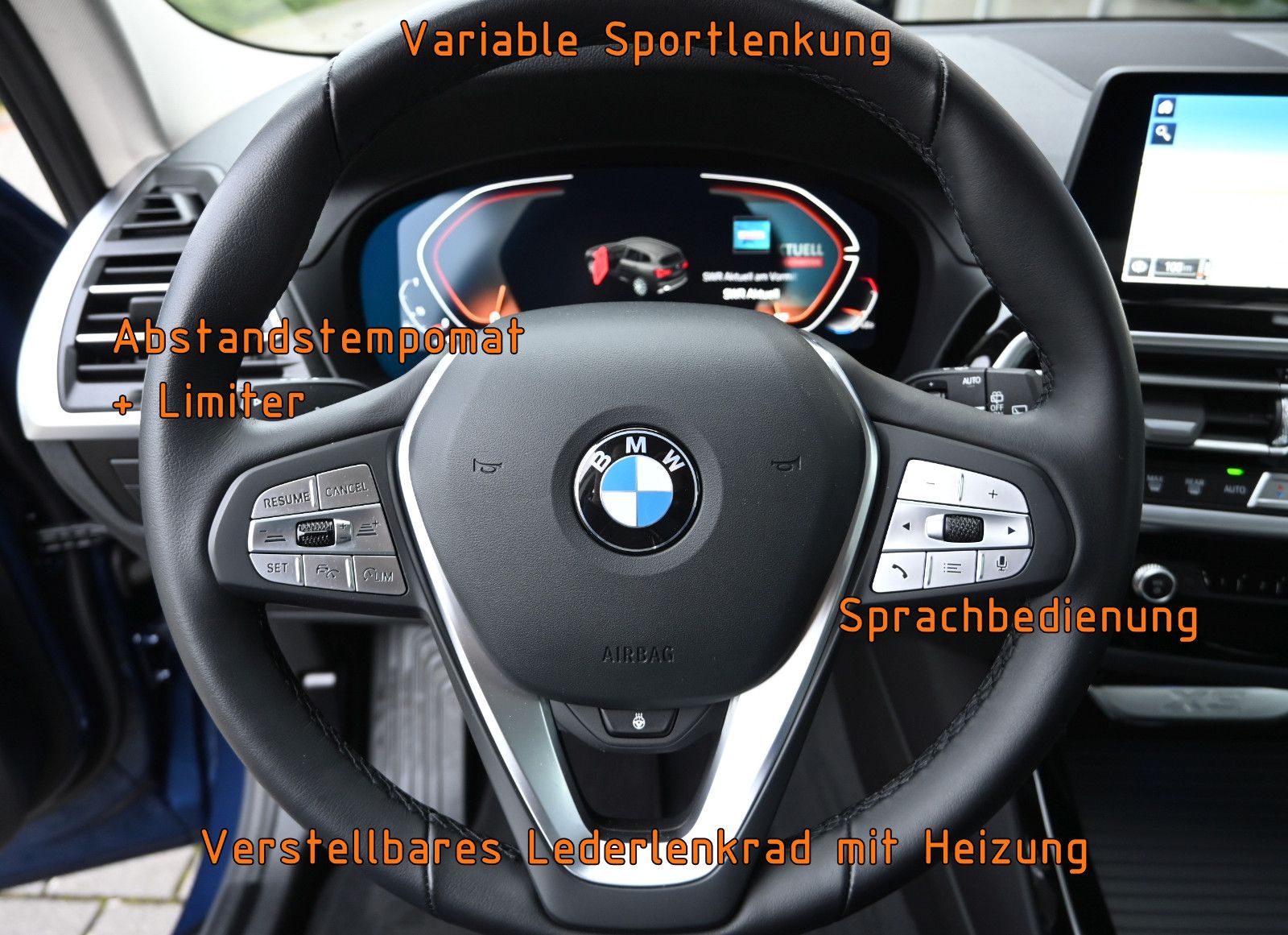 Fahrzeugabbildung BMW X3 xDrive30i °ACC°AHK°STANDHEIZUNG°MEMORY°HUD°
