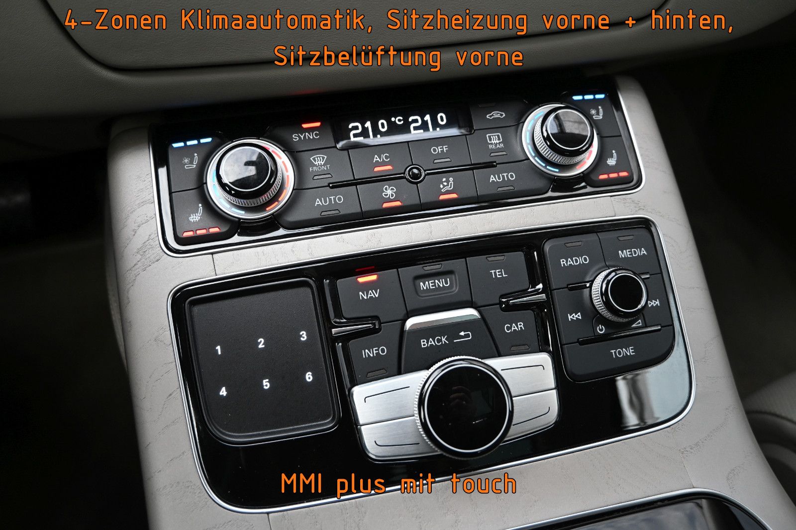 Fahrzeugabbildung Audi A8 3.0 TDI tiptr. quattro °ACC°STANDHZ°HEAD-UP°