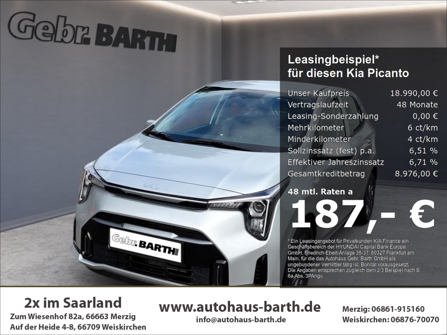 Kia Picanto Vision Navi Klimaautom SHZ Apple CarPlay
