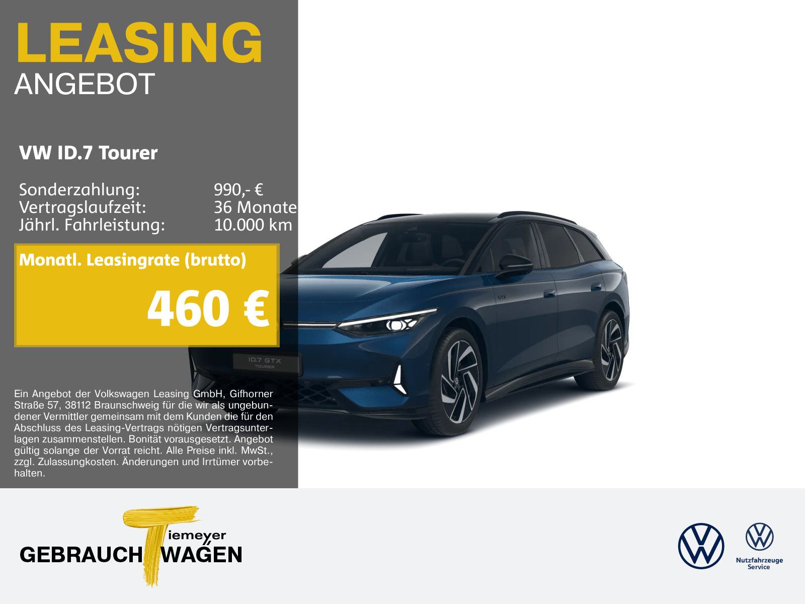 Volkswagen ID.7 Tourer GTX 4M PANO AHK 360° HARMAN WÄRMEP foto 1