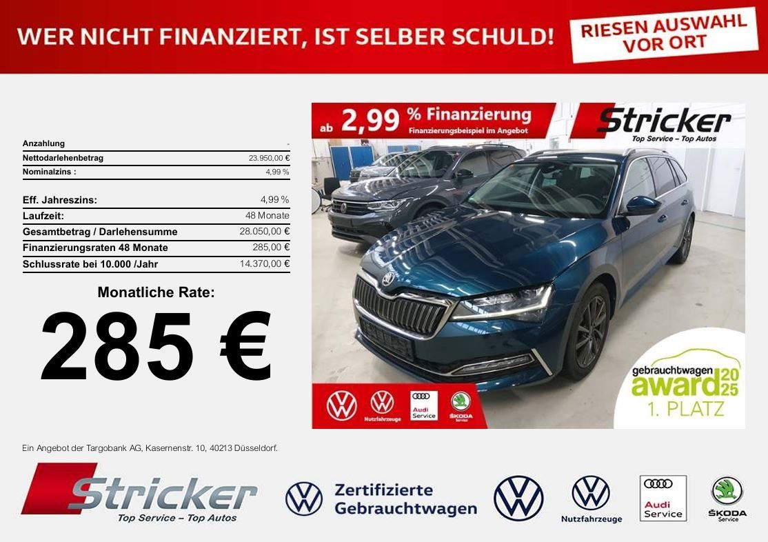 Skoda Superb  Combi Style 1.4TSI e-hybrid 285,-ohne An
