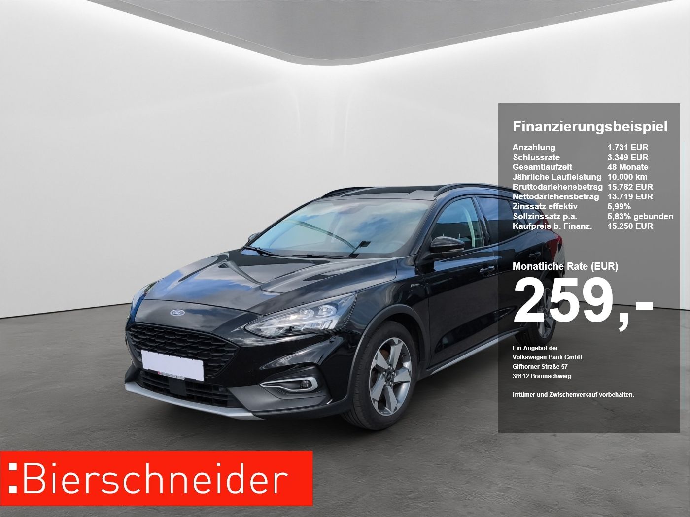 Ford Focus Turnier 1.5 EcoBoost Active LED NAVI SHZ L