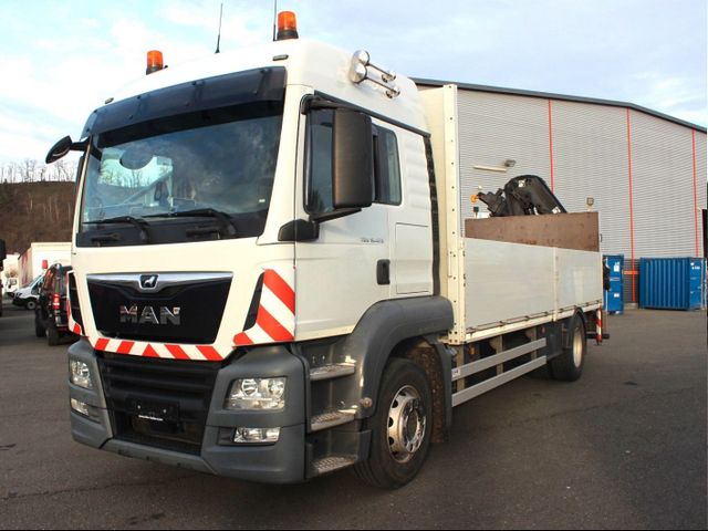 MAN TGS 18.420 Pritsche mit Ladekran Hiab