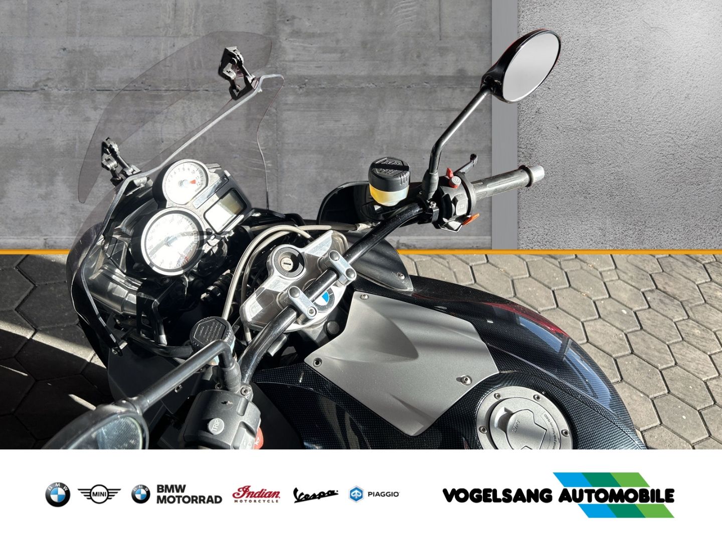 Fahrzeugabbildung BMW K 1200 R Sportrad, Heizgriffe, Blinker weiss, In