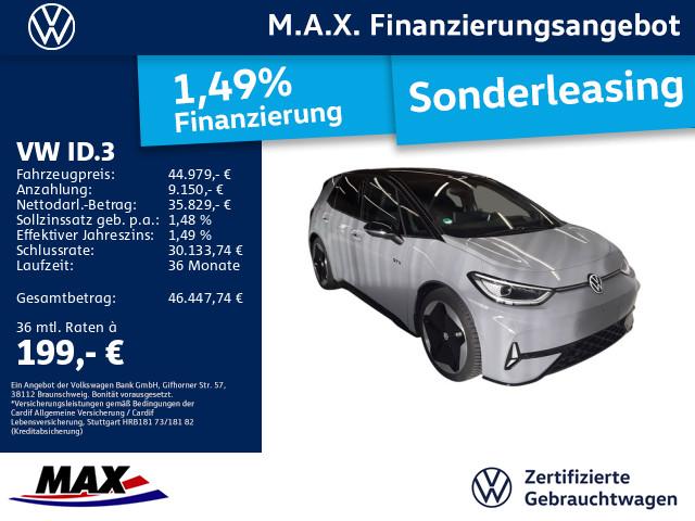 Volkswagen ID.3 GTX IQ.LIGHT+AR HUD+KAMERA+PANO+ACC+NAVI++