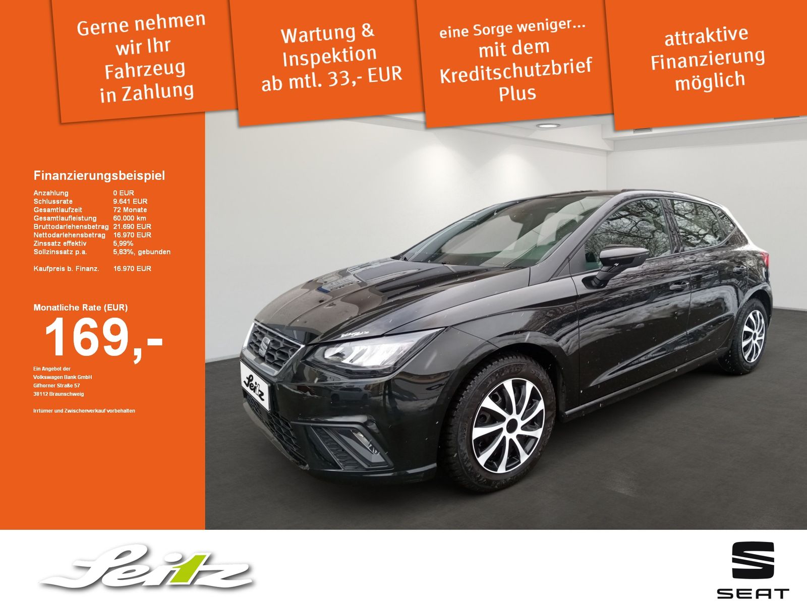 SEAT Ibiza 1.0 TSI FR Einparkhilfe. LED