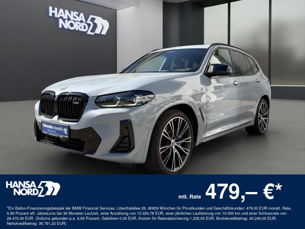 BMW X3 M40d LED NAVI HUD PANO MEMORY KAMERA H/K 21"