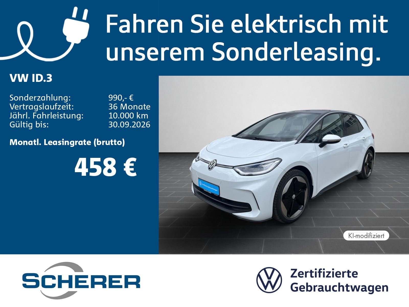 Volkswagen ID.3 Pro S electric 170kW NAVI SHZ MATRIX-LED foto 1