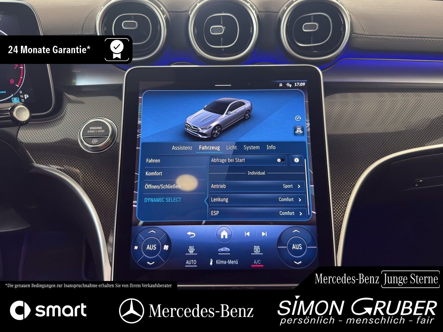 Fahrzeugabbildung Mercedes-Benz C 200 AMG Night Pano Burm Memo 360 Digital Light