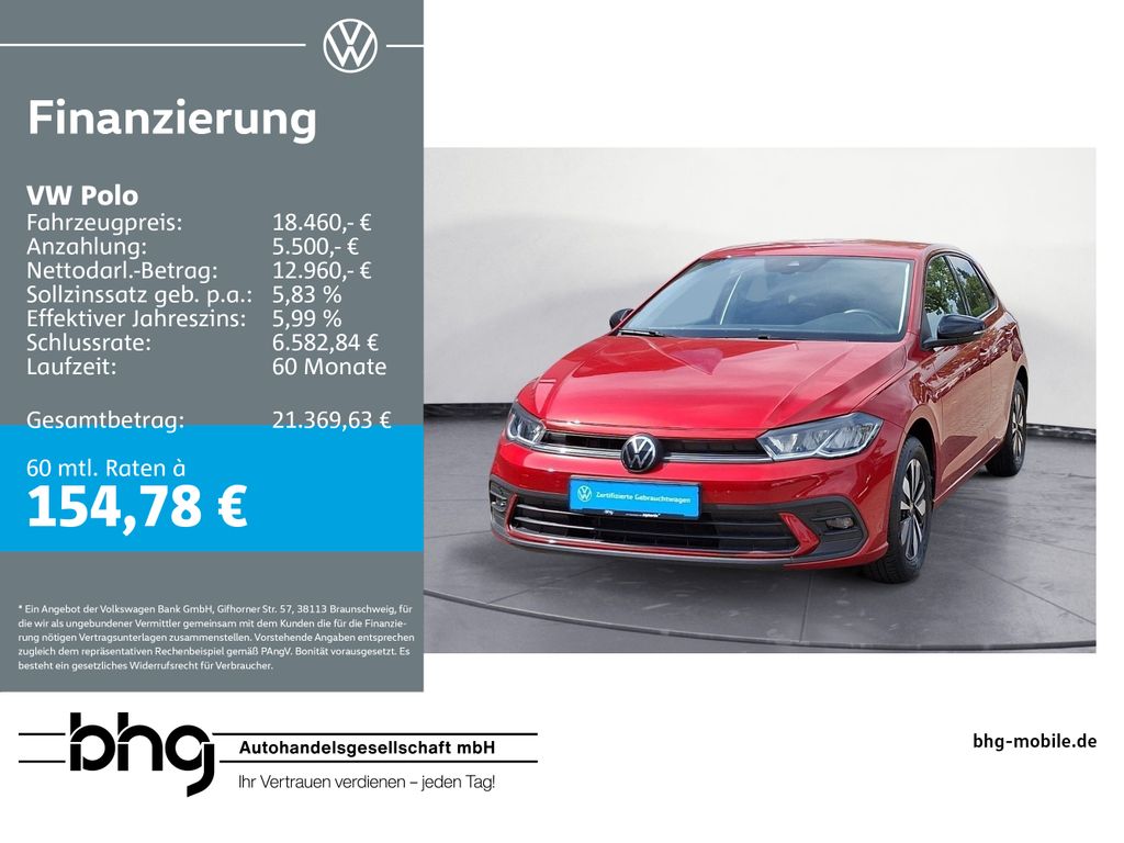 Polo 1.0 TSI *GOAL* #ACC #APP-CONNECT #NAVI #LAN