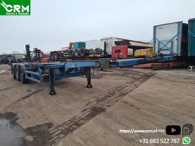 Fliegl 3 AXLE CONTAINER CHASSIS 40 2X20 20 MIDDLE SAF D