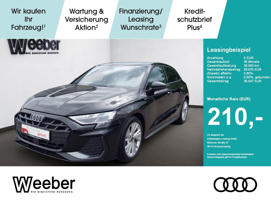 A3 Sportback S line *APP CONNECT*LED*NAVI*KAMERA
