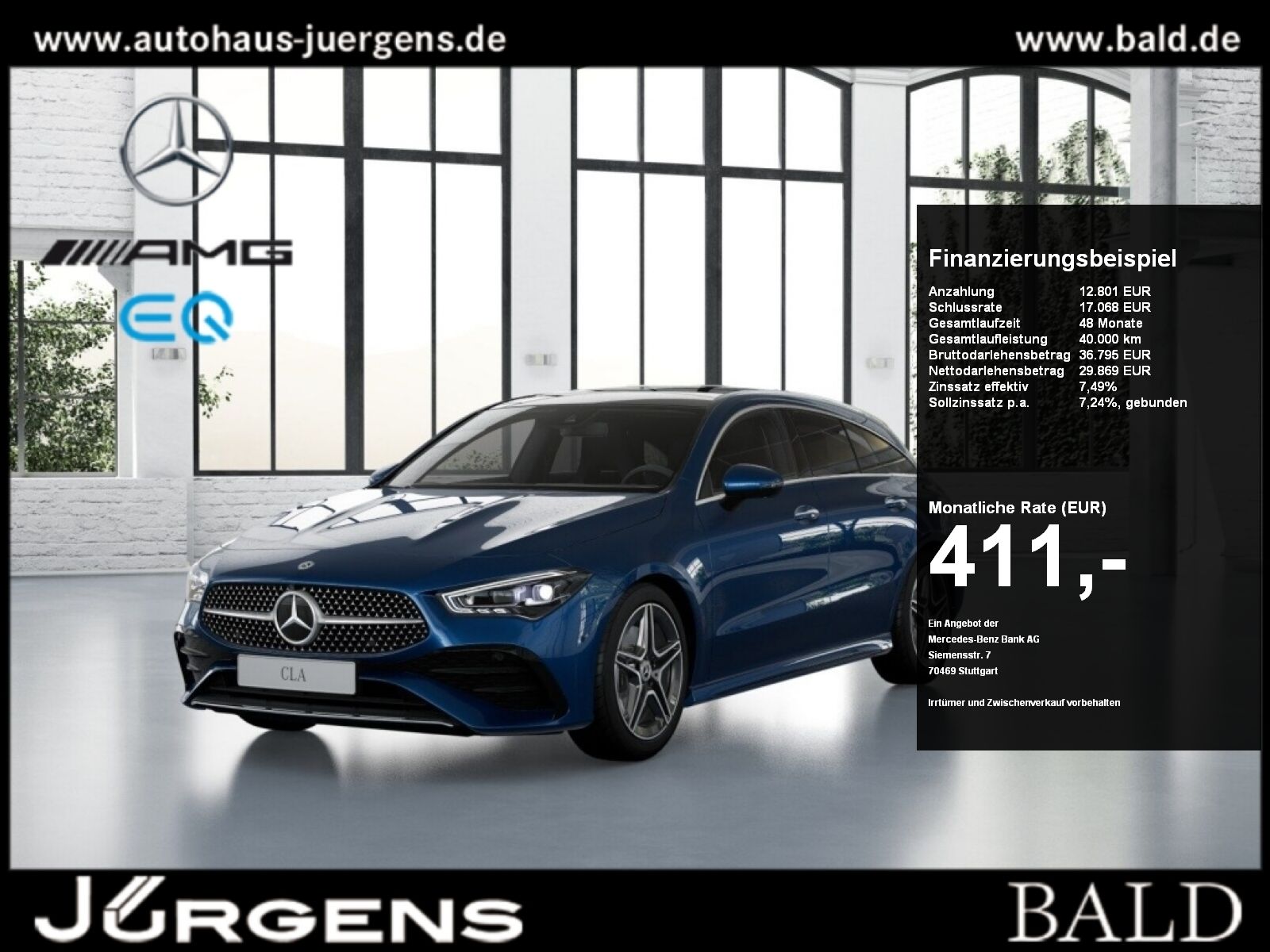 MERCEDES-BENZ CLA 250 e SB AMG+Pano+Distr+Guard 360+11/22 KW