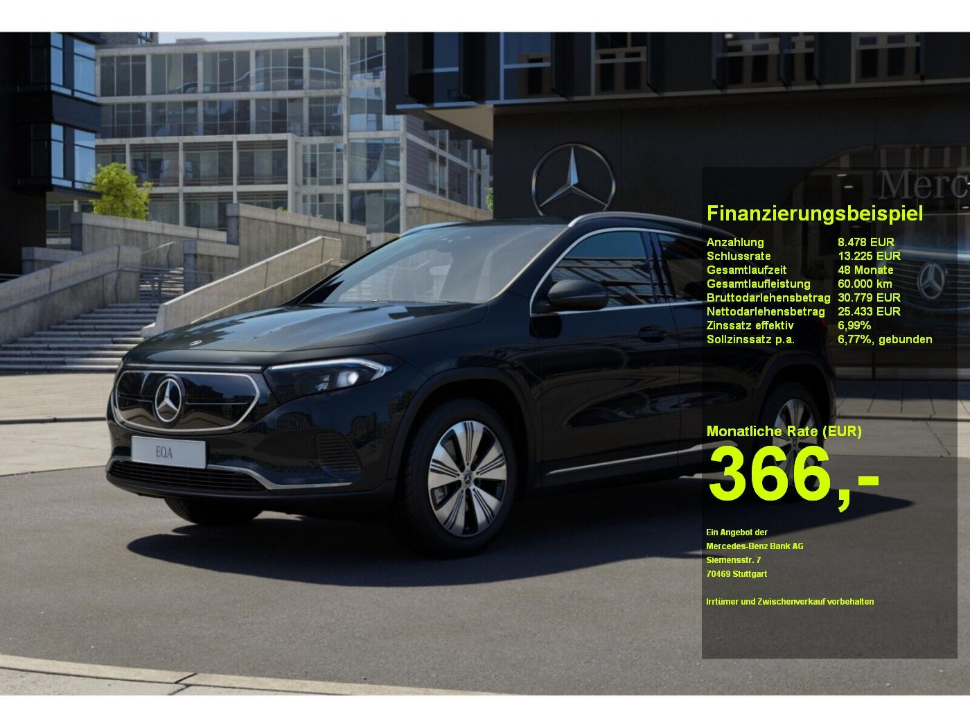 Mercedes-Benz EQA 250 MBUX+Progressive+Ambiente+CarPlay+KAMERA