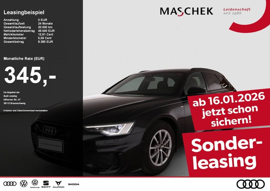 A6 Avant S line 40 TDI S tronic Matrix HUD Black