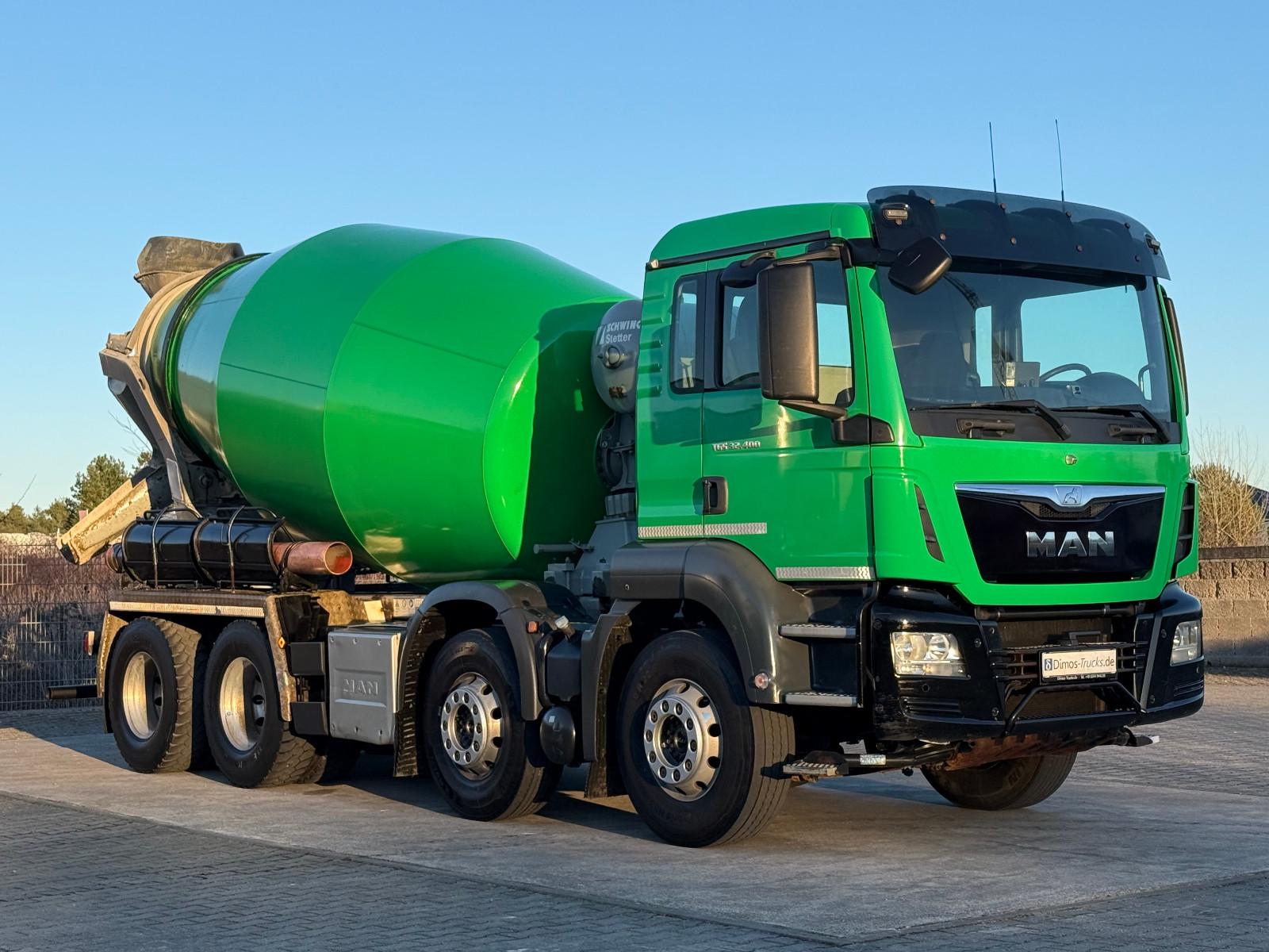 MAN TGS 36.400 B 8X4 | 9m³ Stetter