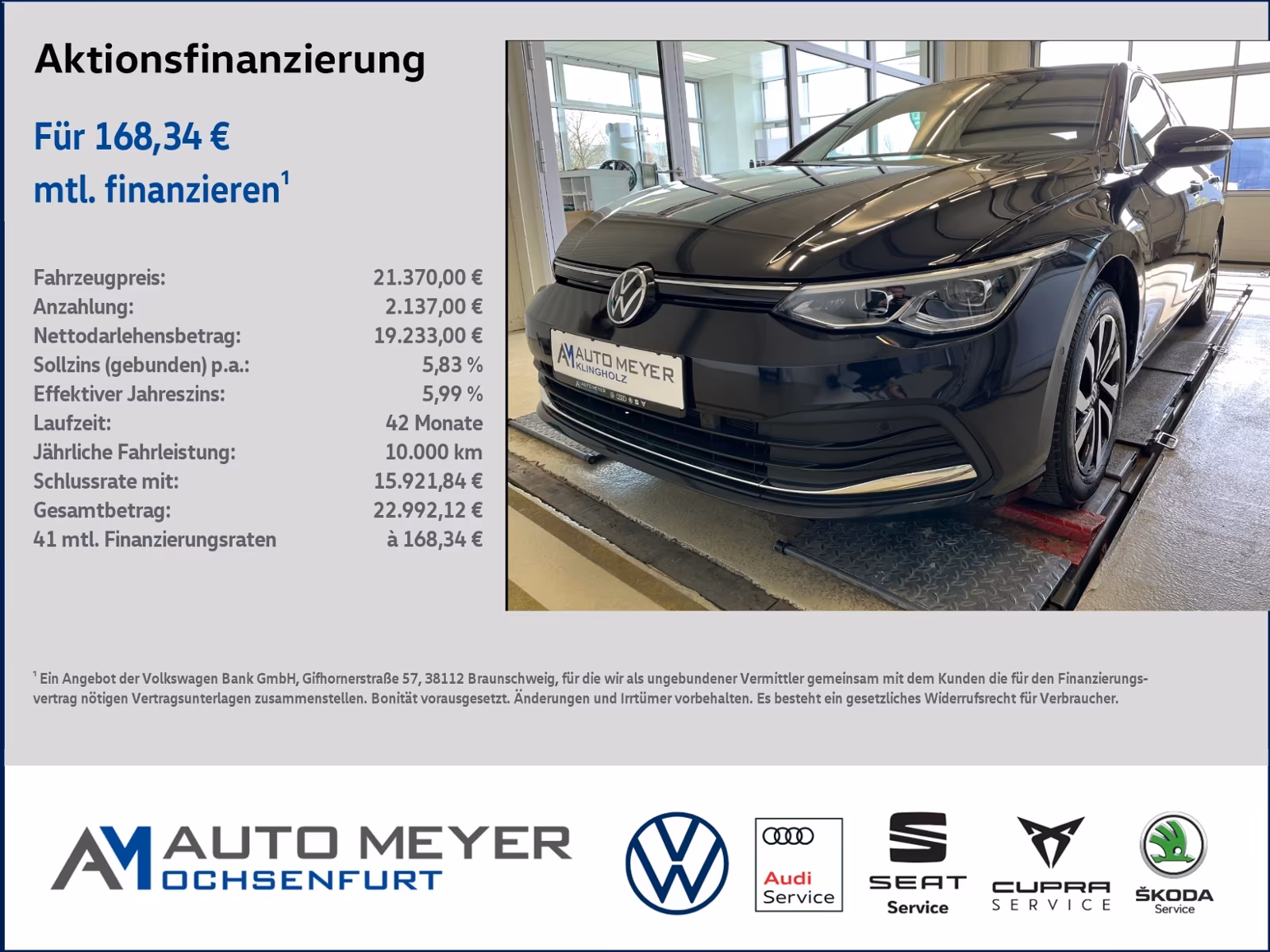 Volkswagen Golf VIII ACTIVE 1.5 TSI Standhzg. HUD Navi LEDP