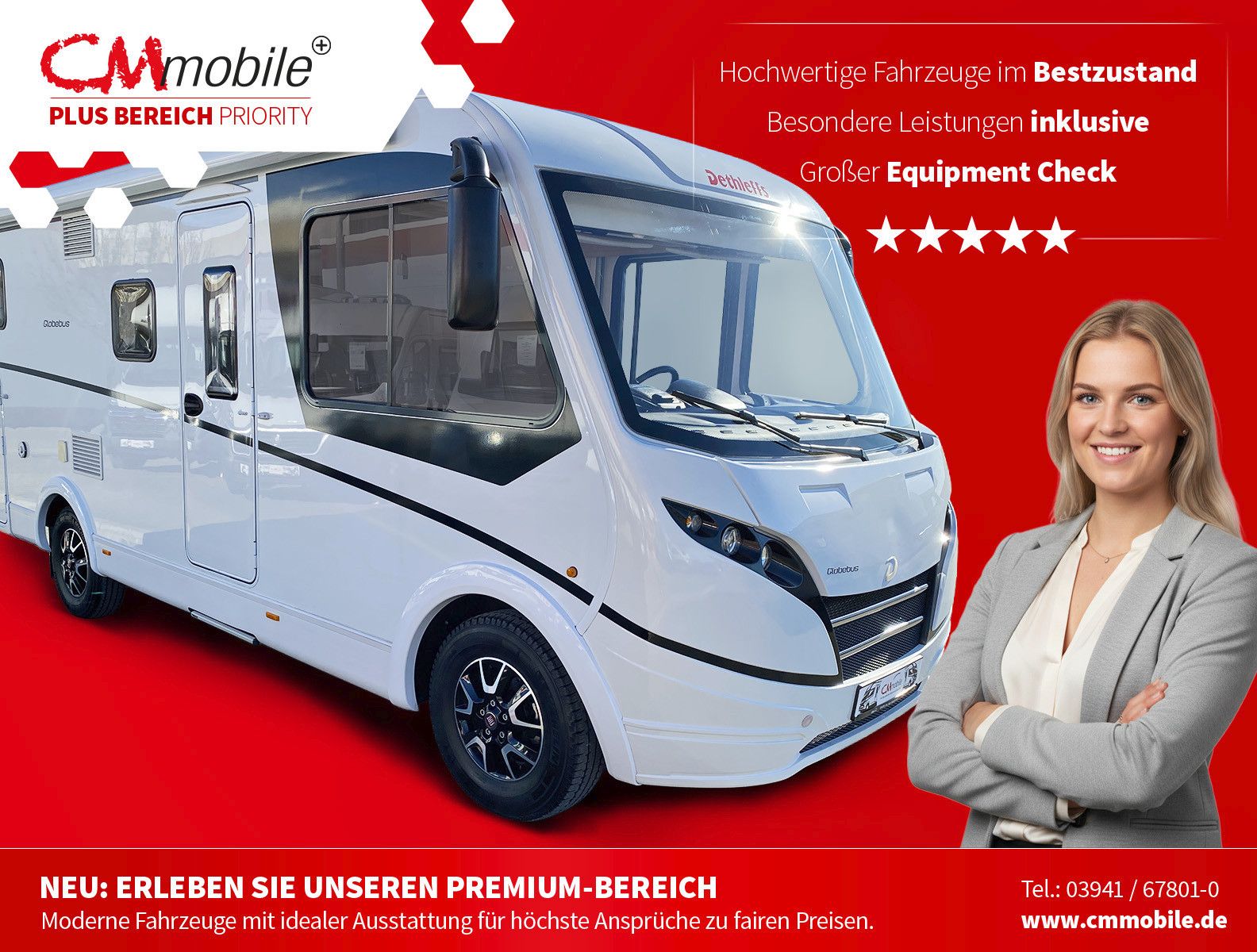 Dethleffs
 Globebus i 006 - 9G Automatik - Hub&Einzelbetten
