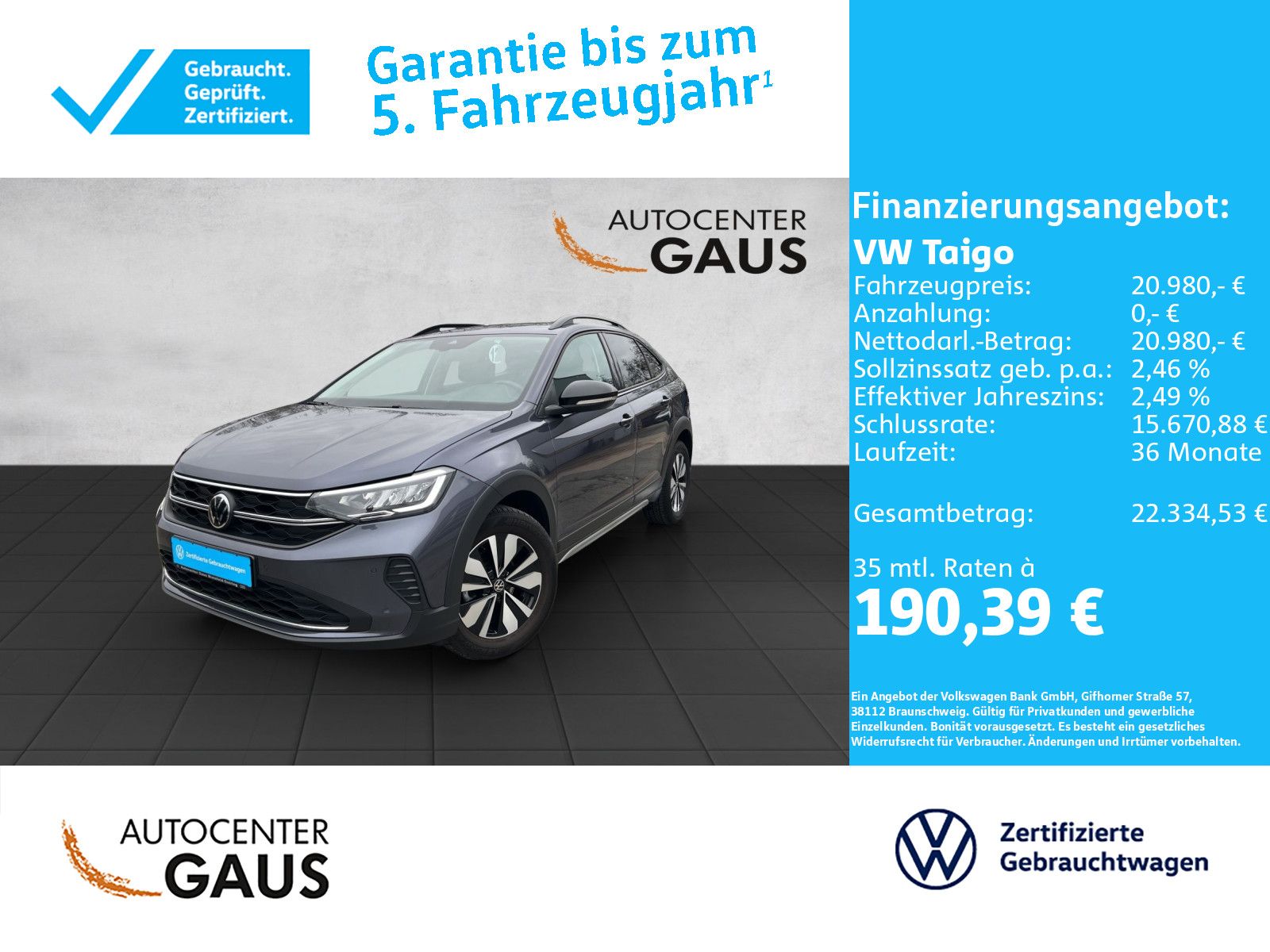 Volkswagen Taigo - Bild 2