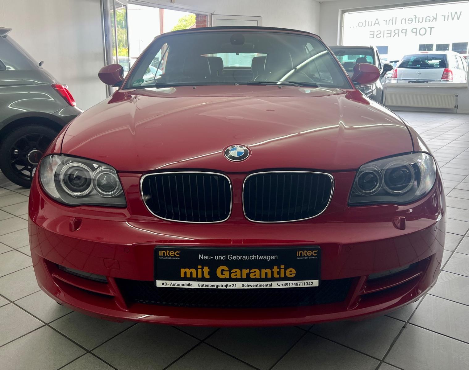 BMW 120 Baureihe 1 Cabrio 120d TÜV &Garantie 1*Hand