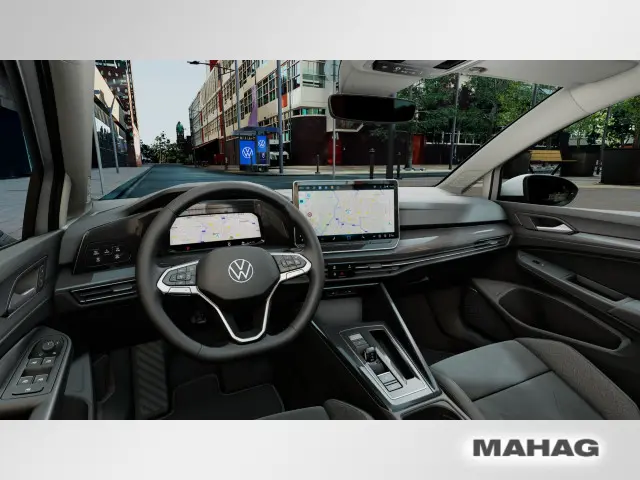 Volkswagen Golf VIII Style 1.5 eTSI LED+ Navi ParkPilot Rea, миниатюра 9