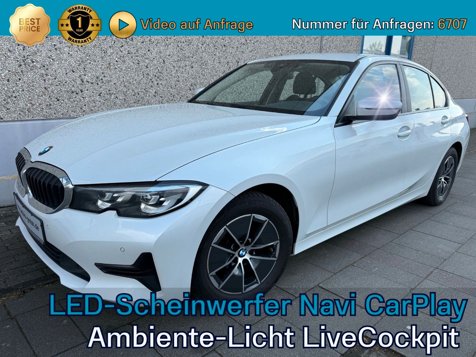 BMW 318d LEDScheinwerfer Ambiente Sportsitze CarPlay