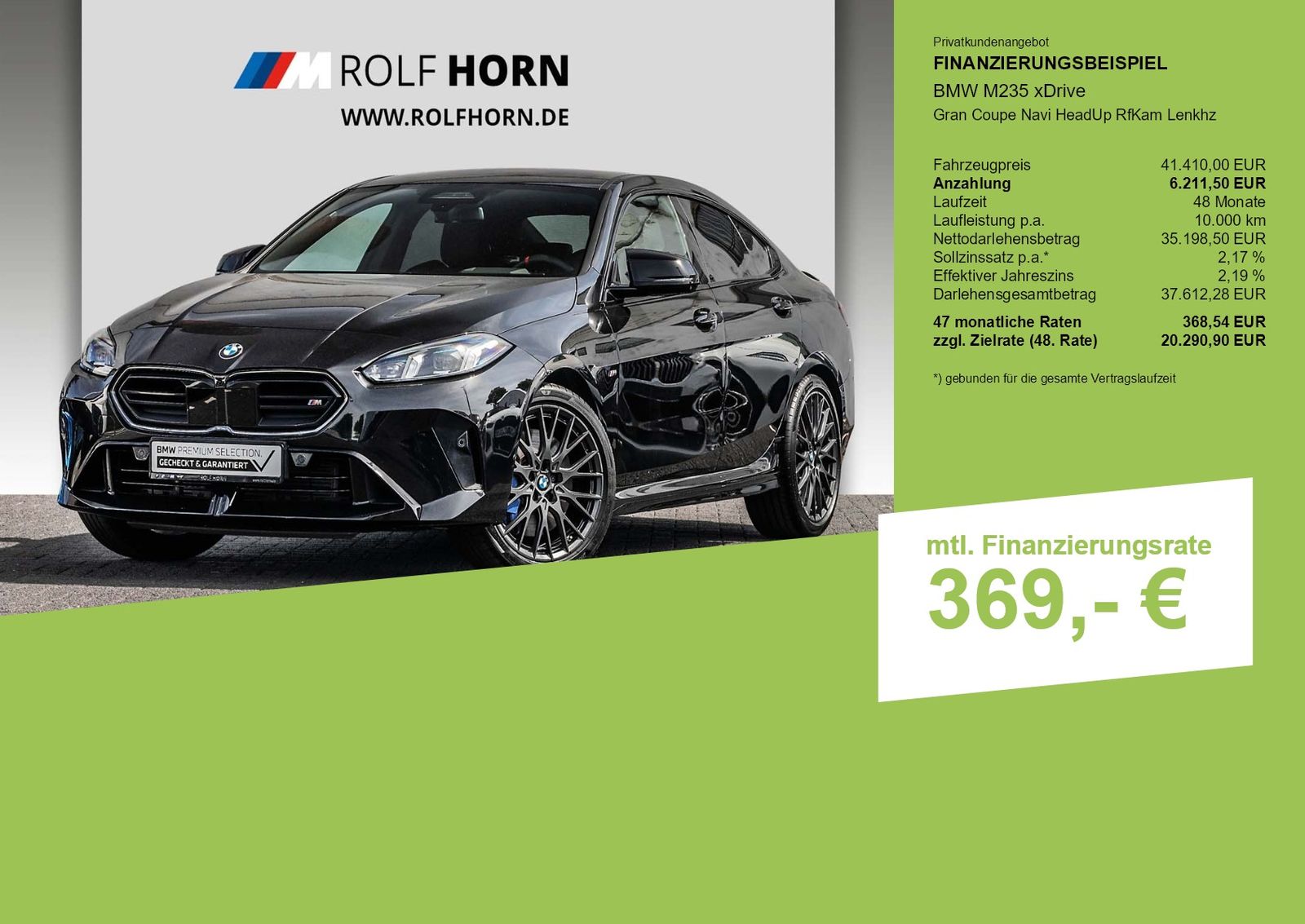 BMW M235 xDrive Gran Coupe Navi HeadUp RfKam Lenkhz foto 3