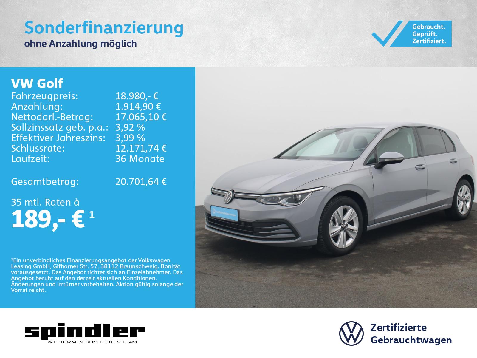 Volkswagen Golf VIII Life 1.5TSI / Navi, CarPlay, LED+, SHZ