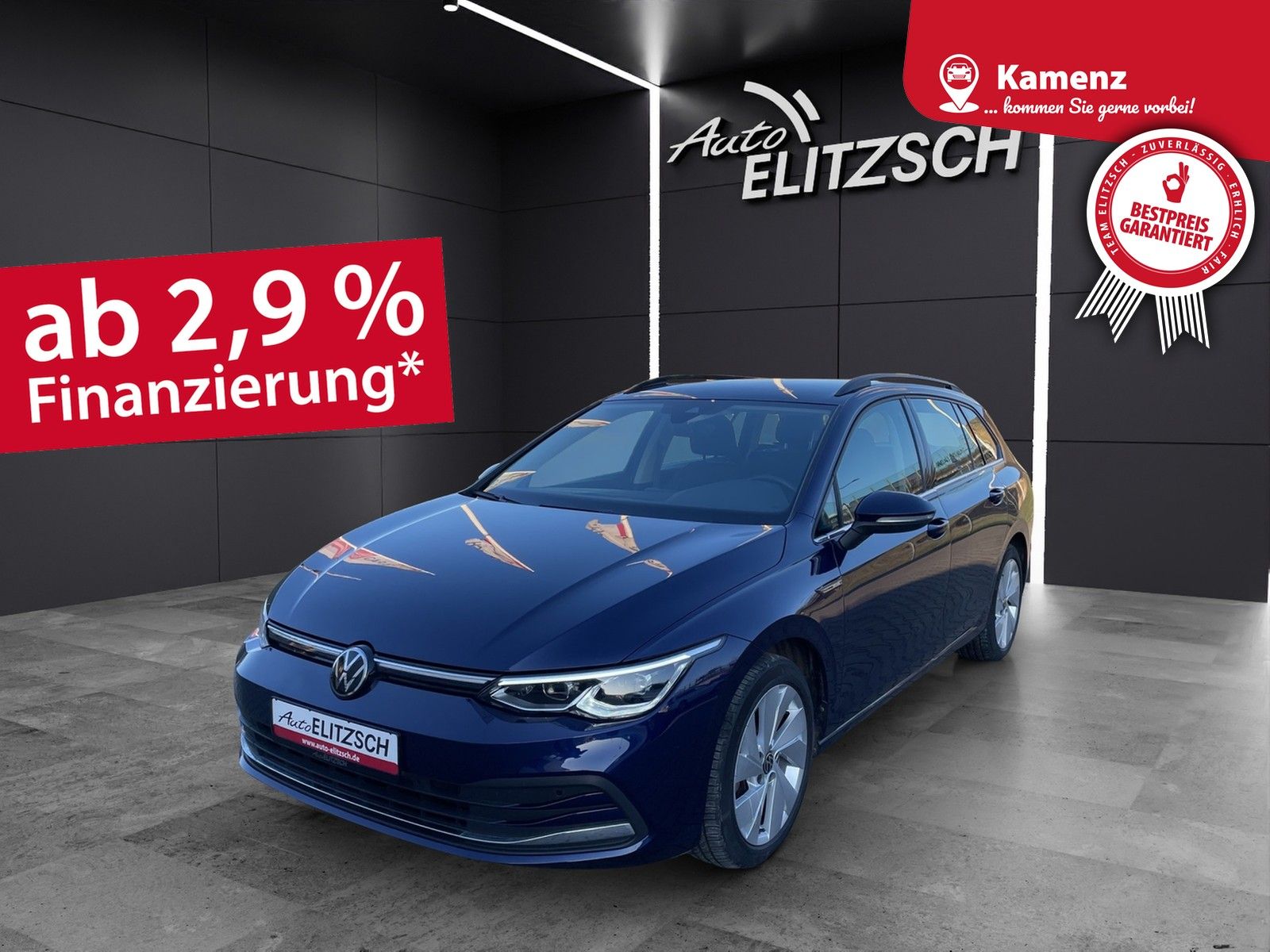 Fahrzeugabbildung Volkswagen Golf VIII Variant Style TSI LED+ ACC SH RearView