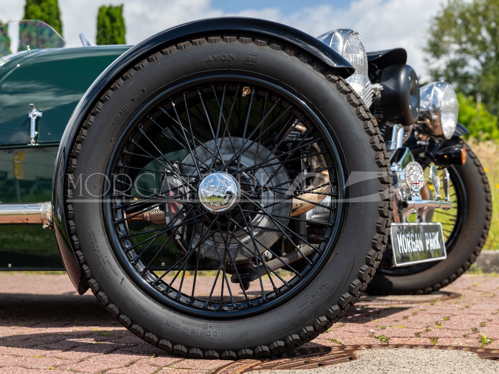 Fahrzeugabbildung Morgan 3 Wheeler *Sport Green / Honey / 110 Years*